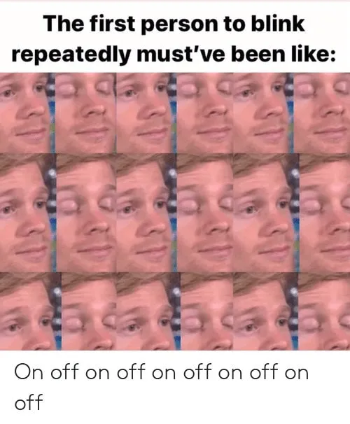 Blink meme